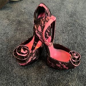 Bordello by: Pleaser Pink w/ Black Lace